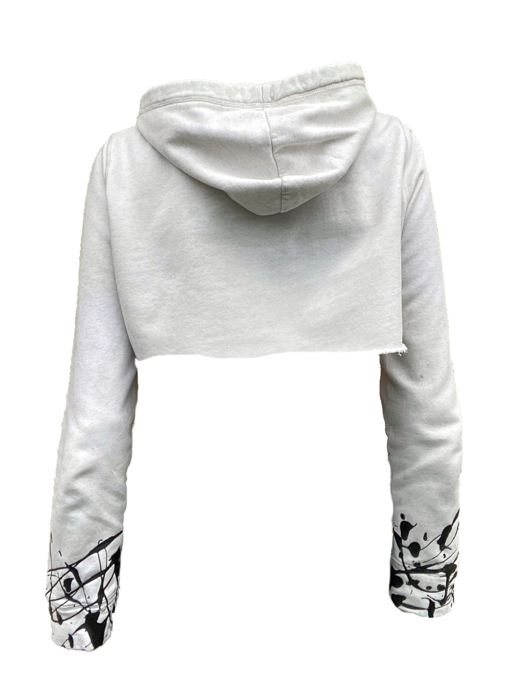 LILI Stracciatella Crop Zip Hoodie