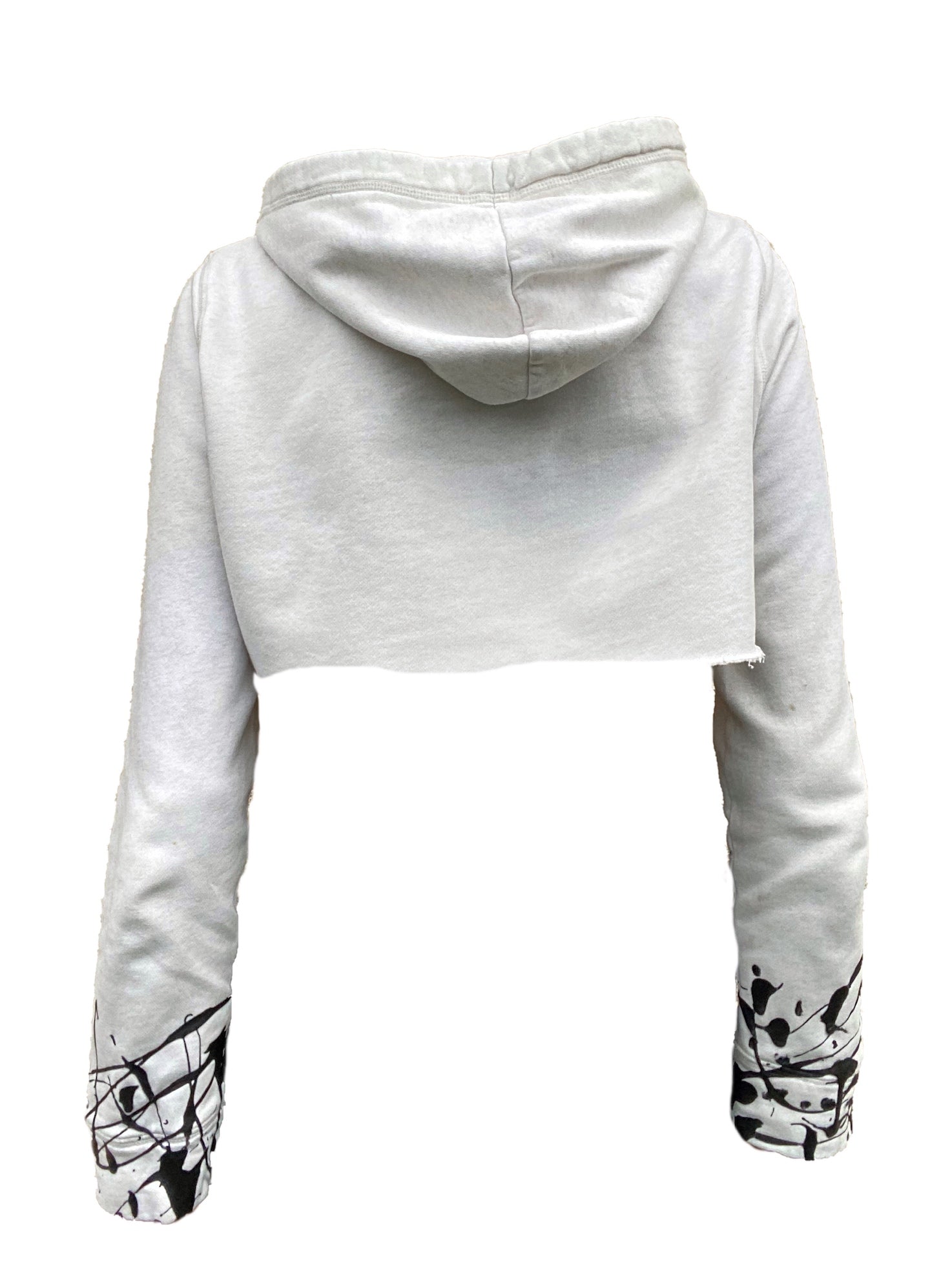 LILI Stracciatella Crop Zip Hoodie