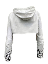 Load image into Gallery viewer, LILI Stracciatella Crop Zip Hoodie
