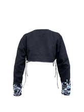 Load image into Gallery viewer, SENA Stracciatella Crop Sweatshirt
