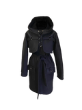 SIRA Black Wool Coat