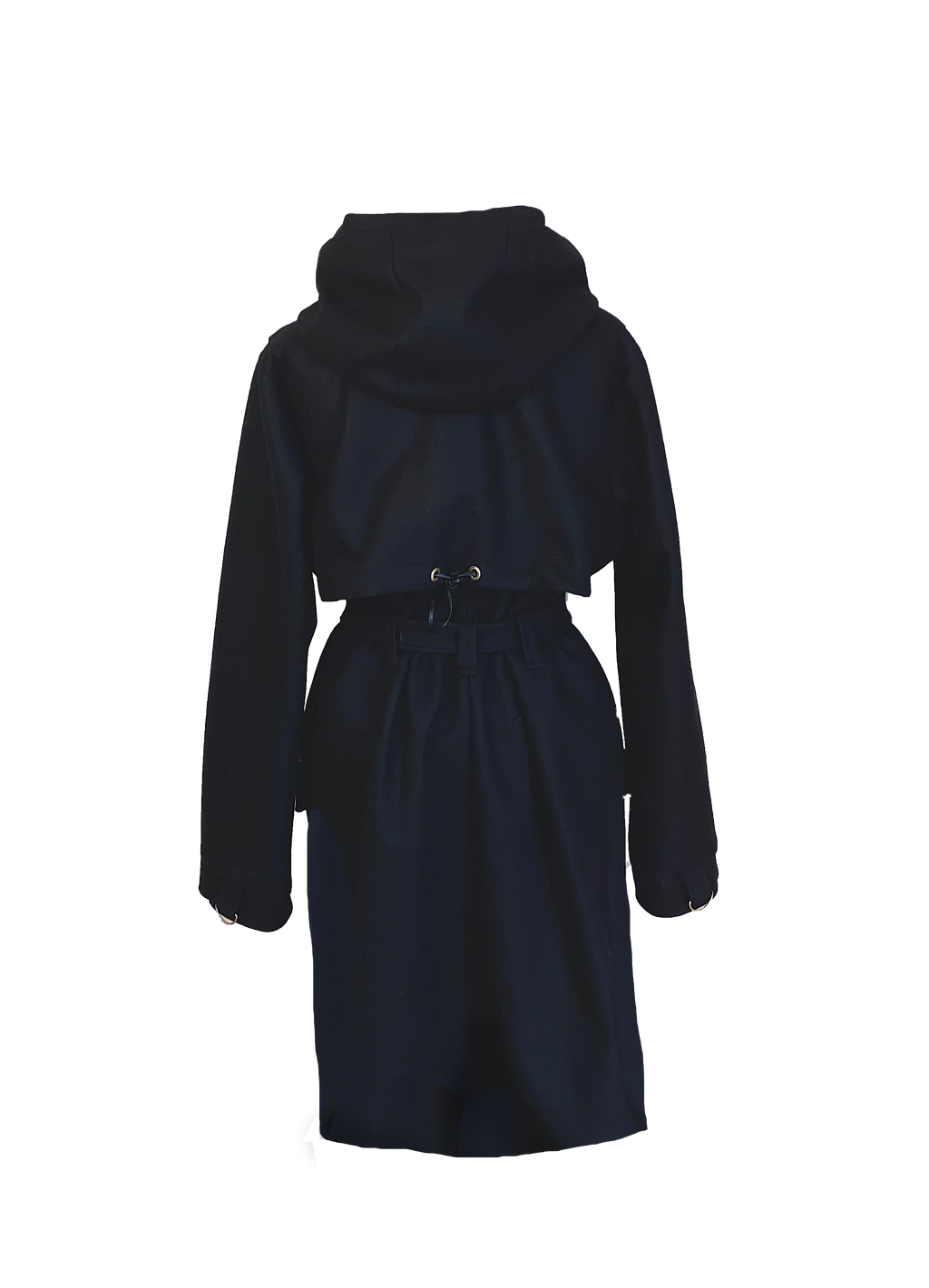 SIRA Black Wool Coat
