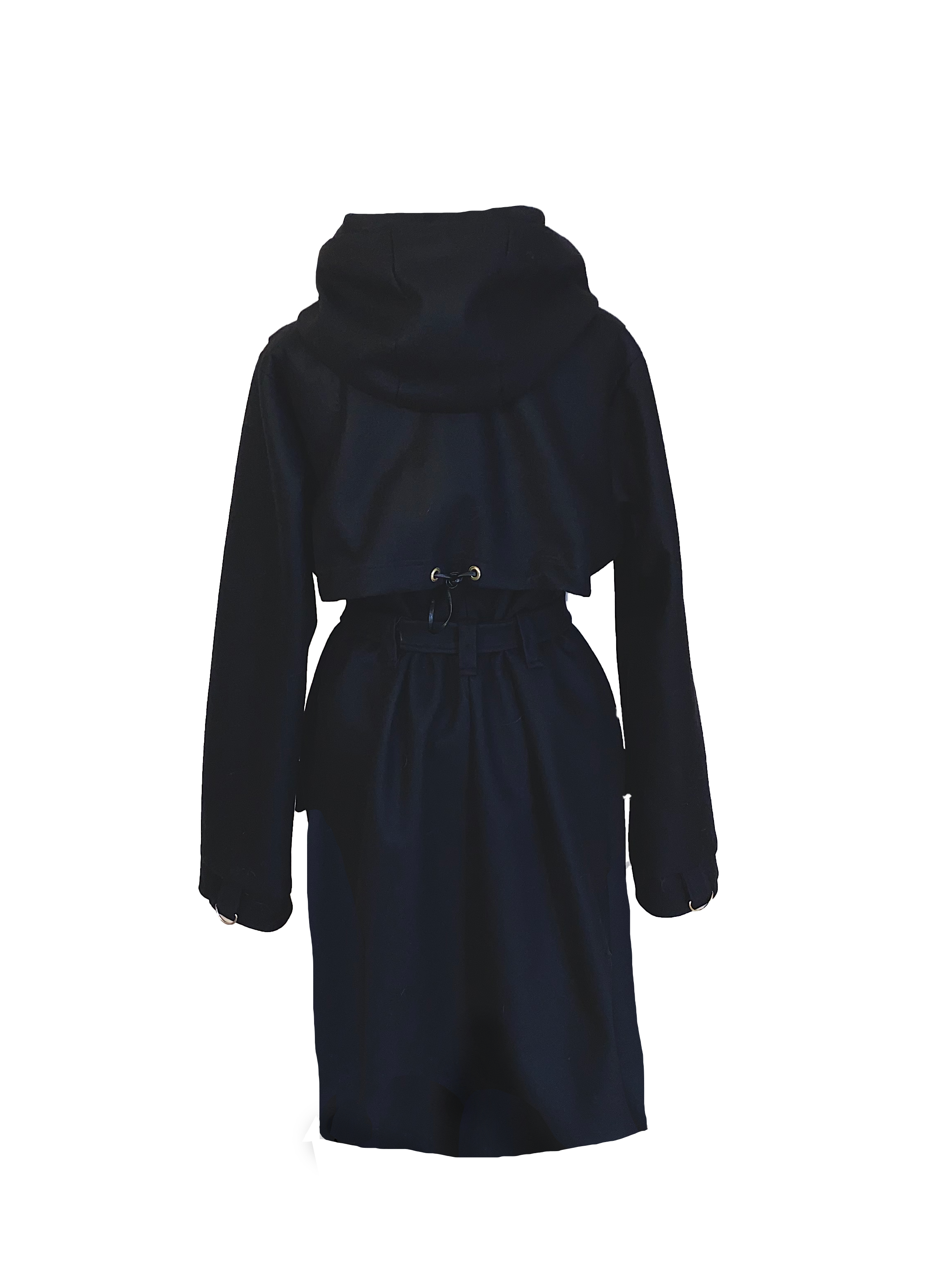 SIRA Black Wool Coat